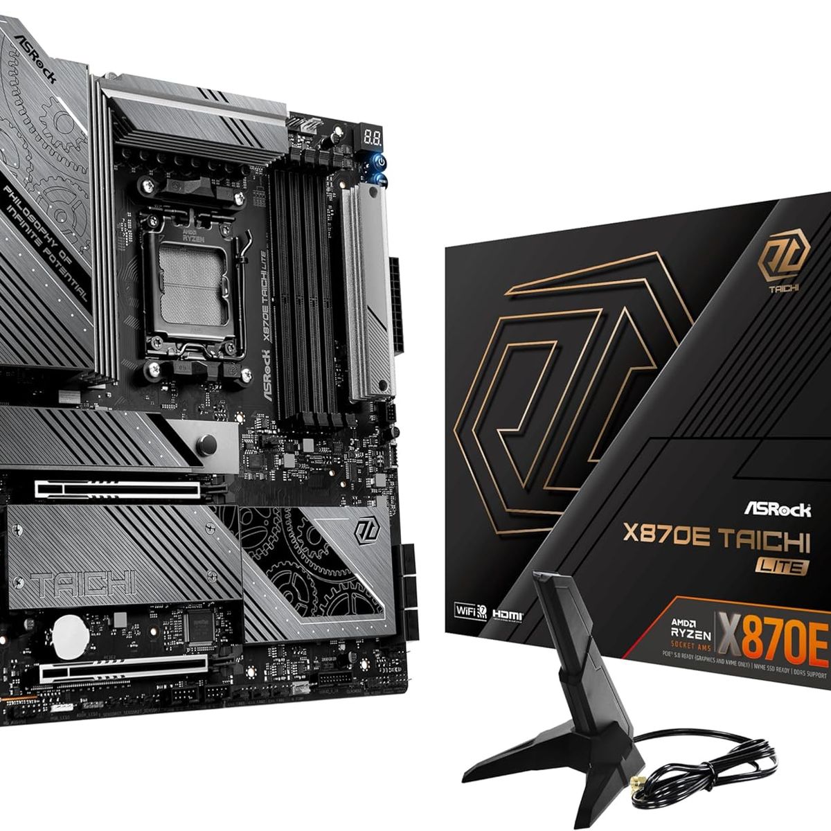 ASROCK - Motherboard ASROCK X870E Taichi Lite AMD X870E AMD AM5 EATX