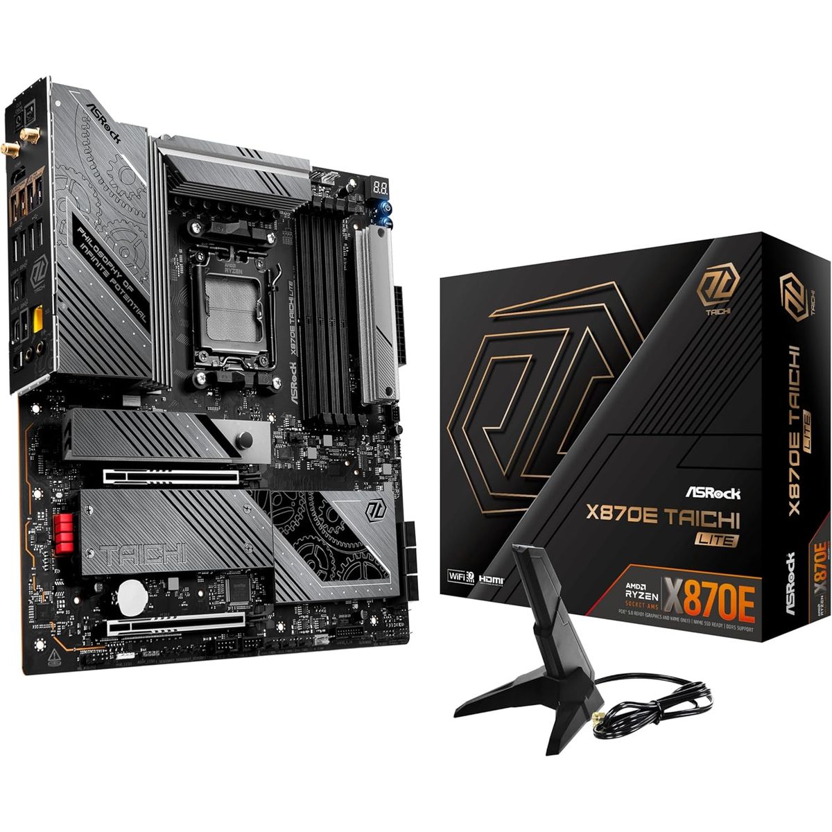 ASROCK - Motherboard ASROCK X870E Taichi Lite AMD X870E AMD AM5 EATX