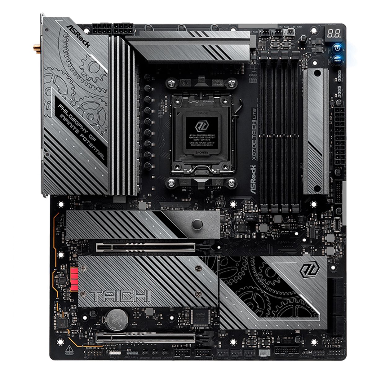 ASROCK - Motherboard ASROCK X870E Taichi Lite AMD X870E AMD AM5 EATX