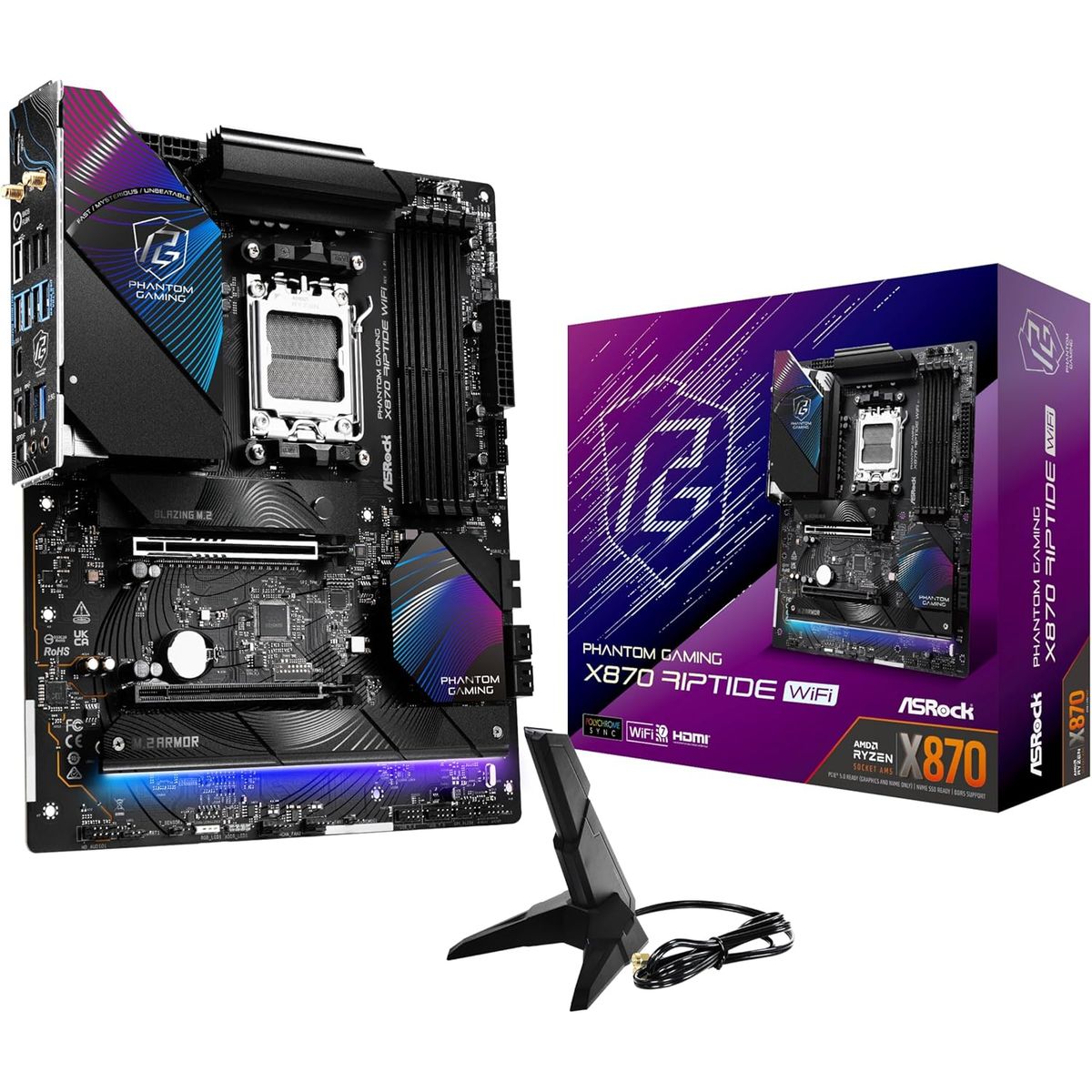 ASROCK - Motherboard ASROCK X870 Riptide WiFi AMD X870 AMD AM5 ATX