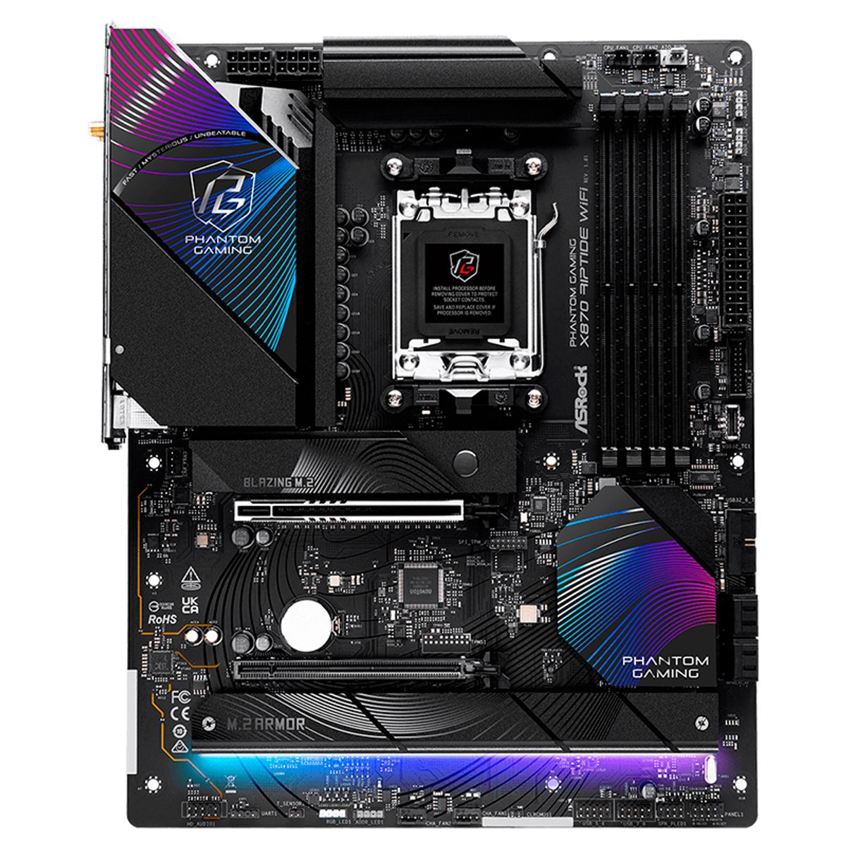 ASROCK - Motherboard ASROCK X870 Riptide WiFi AMD X870 AMD AM5 ATX