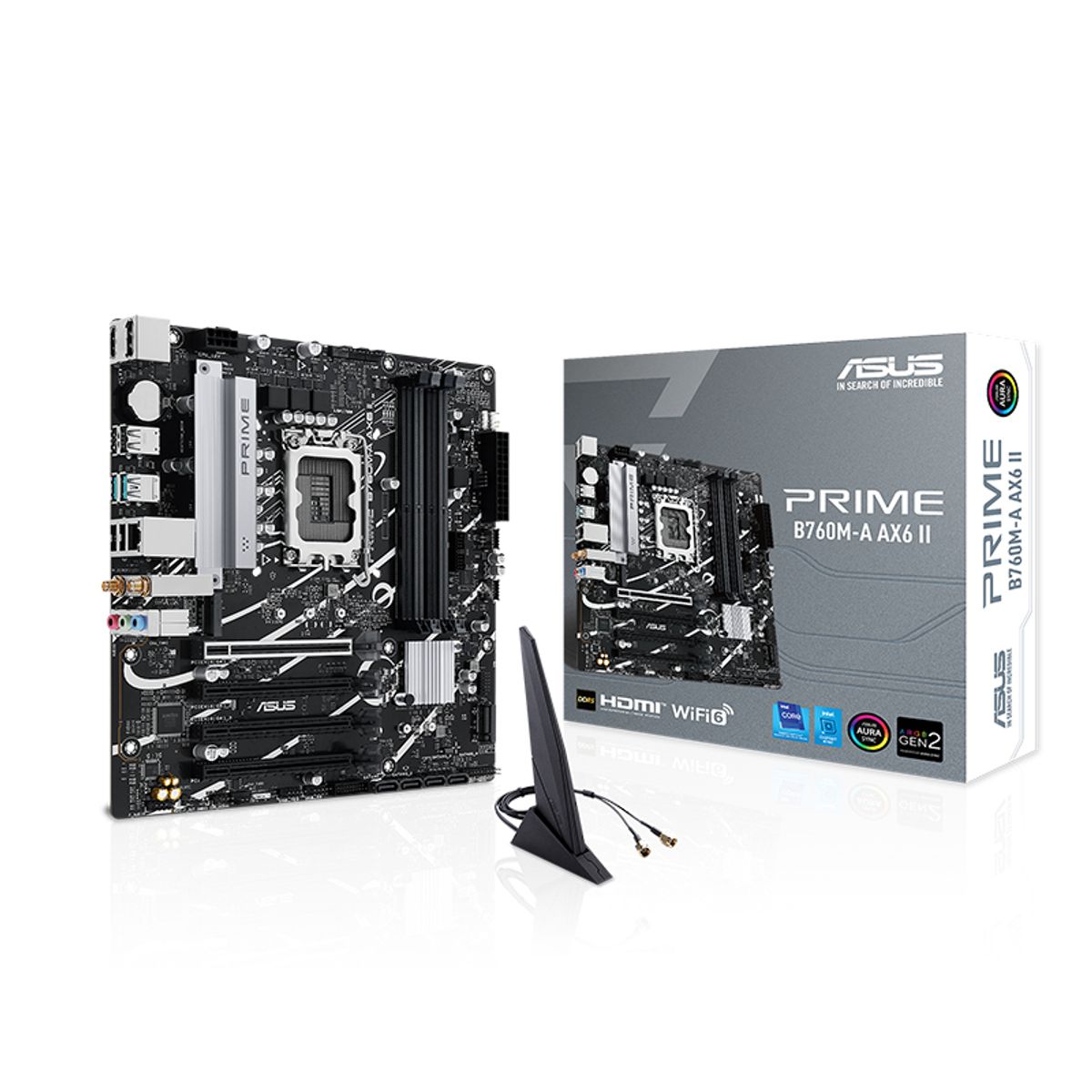 ASUS - Motherboard ASUS PRIME B760M-A AX6 II Intel B760 LGA1700 mATX