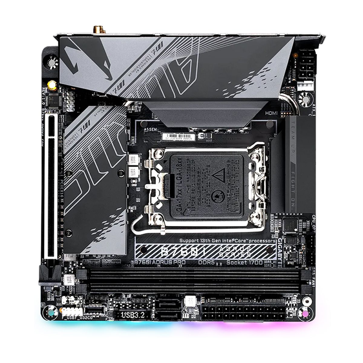 GIGABYTE - Motherboard Gigabyte B760I AORUS PRO Intel B760 LGA1700 Mini-ITX