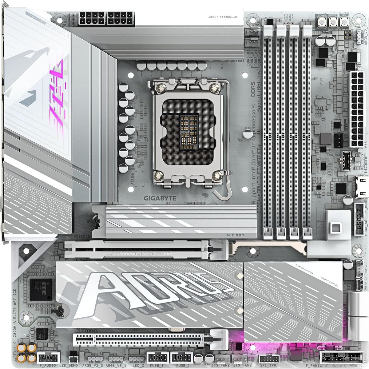 GIGABYTE - Motherboard Gigabyte Z890M AORUS Elite WIFI7 ICE