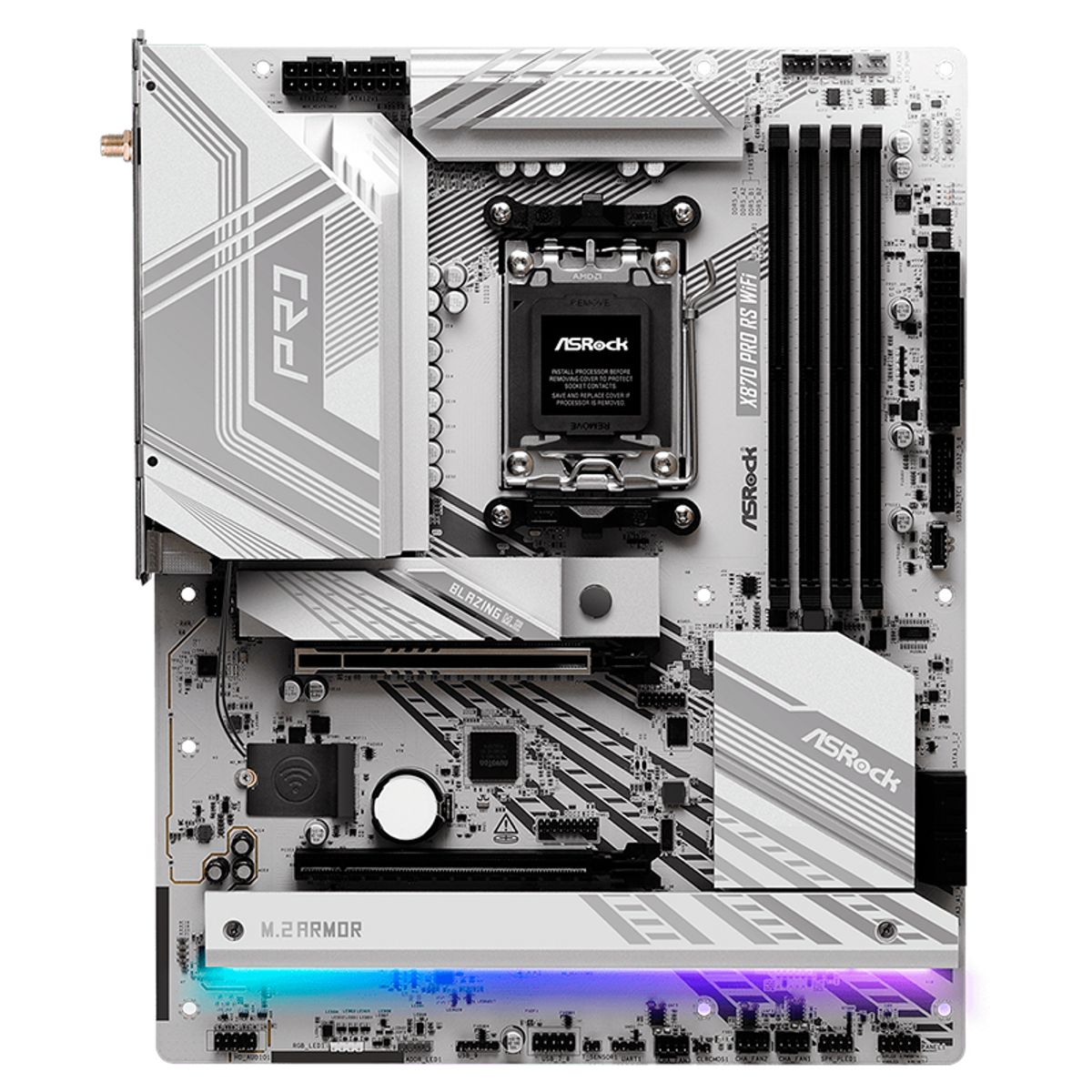 ASROCK - Motherboard ASROCK X870 Pro RS WiFi AMD X870 AMD AM5 ATX