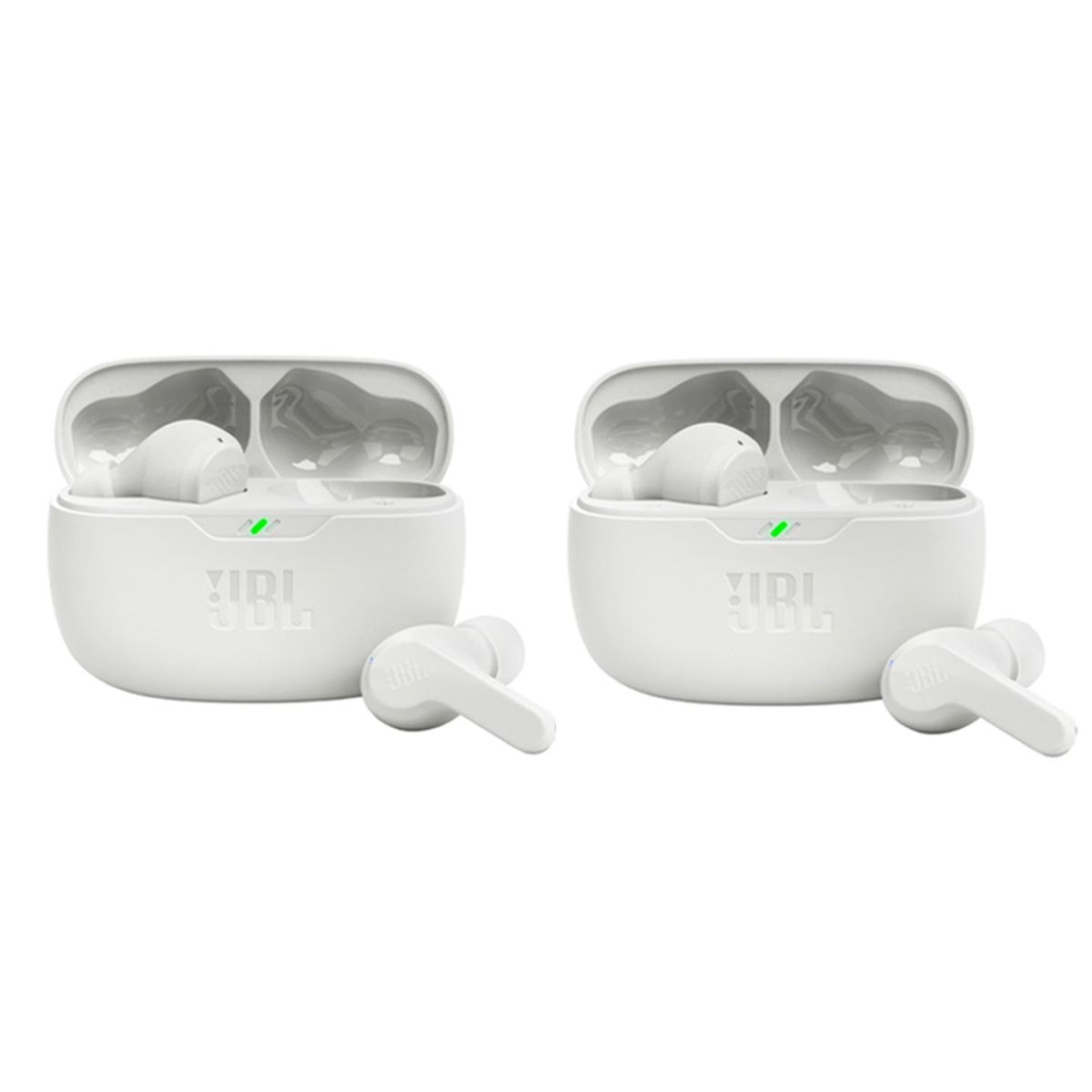 JBL - Set 2 Audífonos Bluetooth JBL WAVE BEAM -Blanco