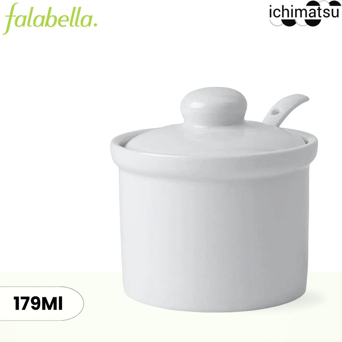 ICHIMATSU - Azucarero de Loza Con Cucharita 179ml