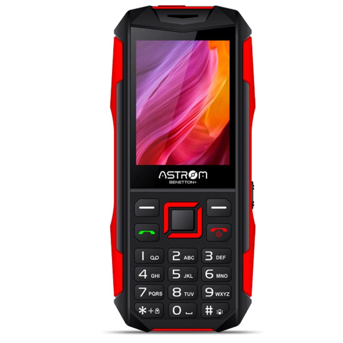 ASTROM - Celular 2G Dual Sim BENETTON PANTALLA 2. 4"  AST1701H Rojo ASTROM