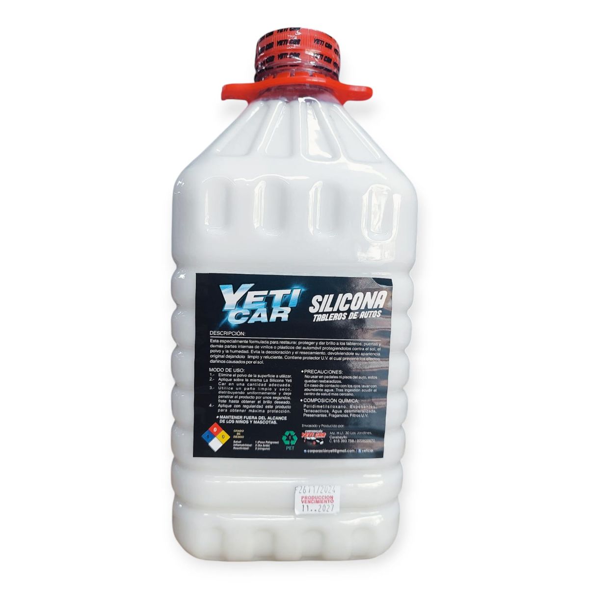 GENERICO - Silicona Para Tableros y Cueros Lechosa 3.500 Litros