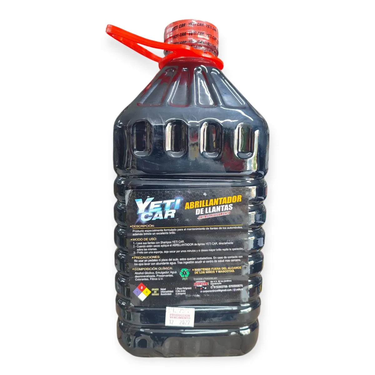 GENERICO - Silicona Renovador y Abrillantador De Llanta 3.500 Litros