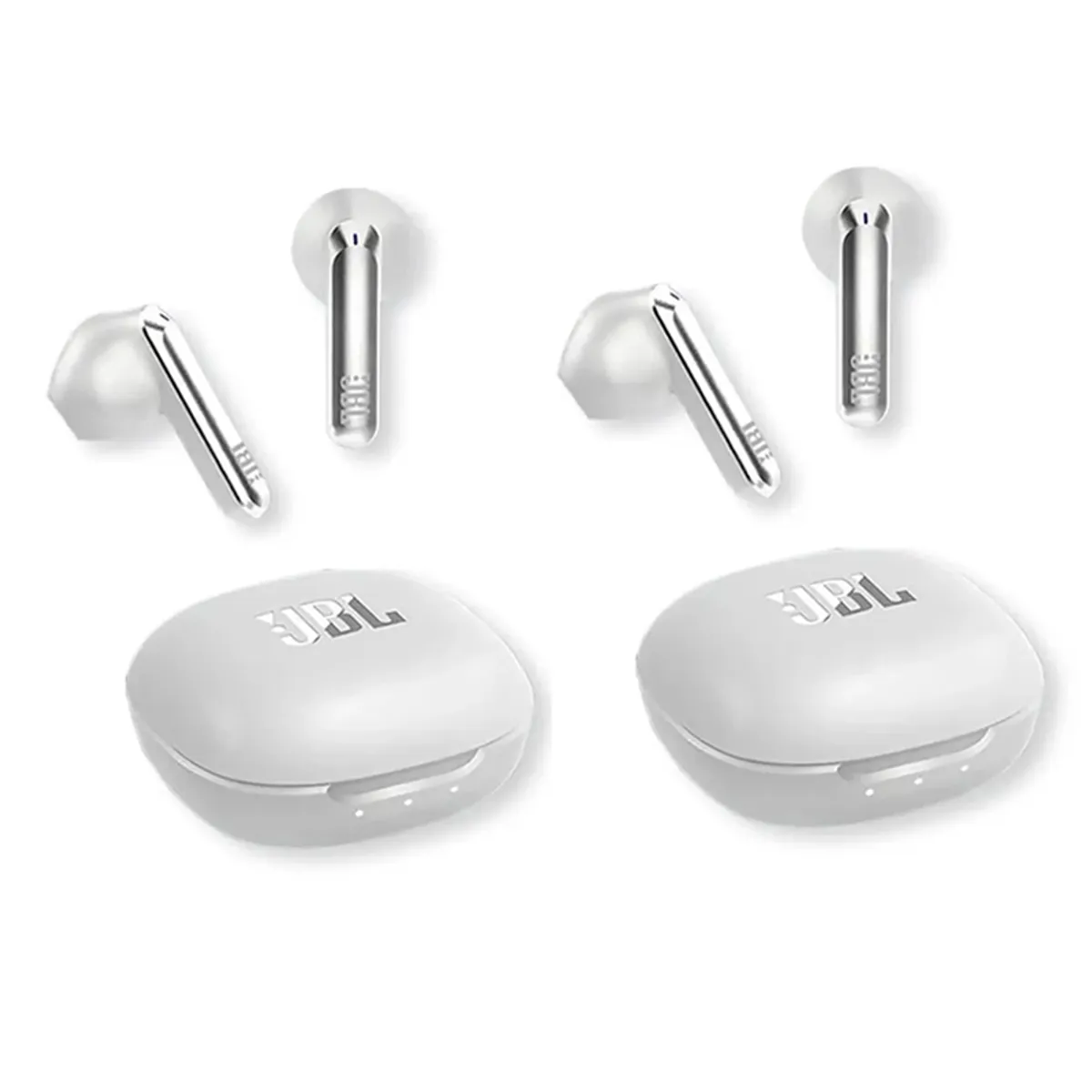 JBL - Set 2 Audífonos Bluetooth JBL T280TWS X2 Blanco