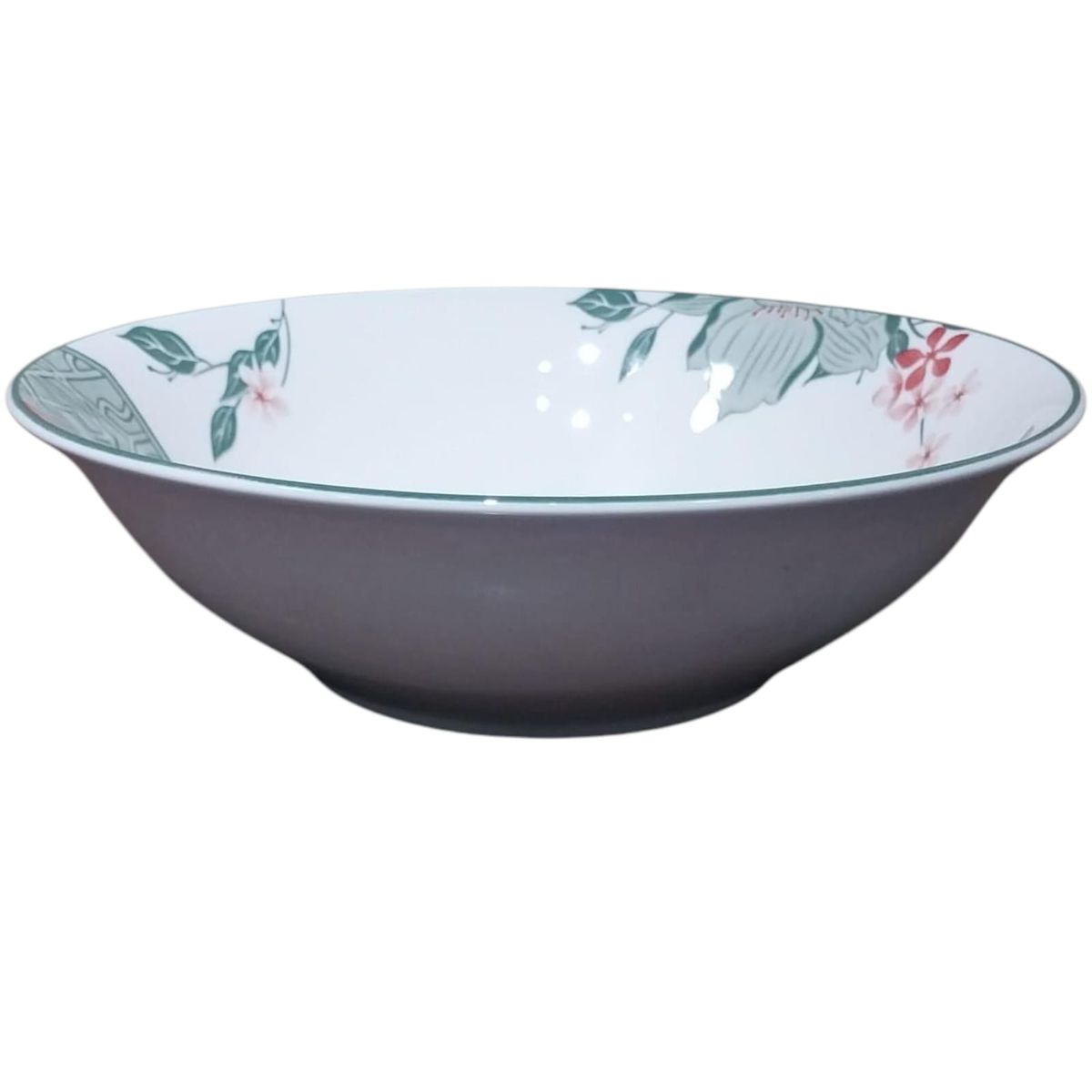 GENERICO - Set de 4 Bowls de Cerámica 600ml – Estilo Floral