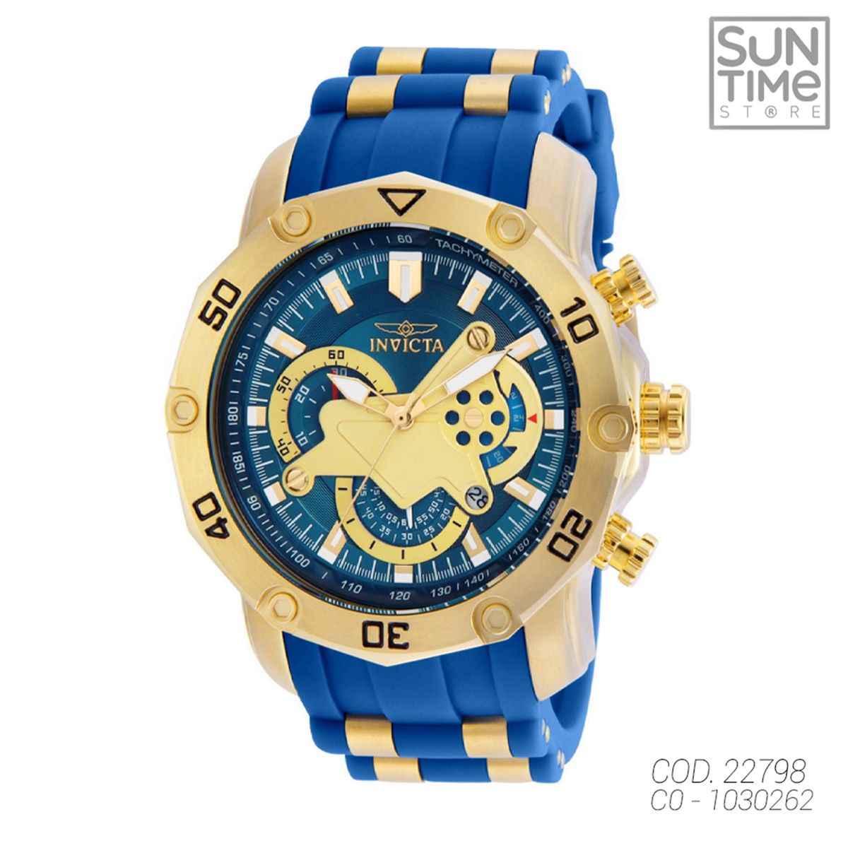 INVICTA - RELOJ ANALOGICO HOMBRE 22798 INVICTA AZUL SPORT 1030262