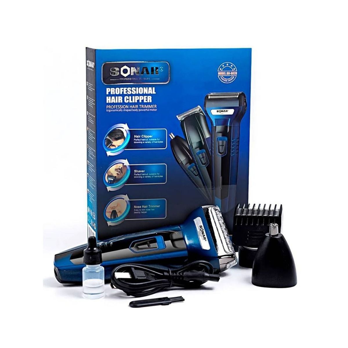 SONAR - Afeitadora Sonar 3 en 1