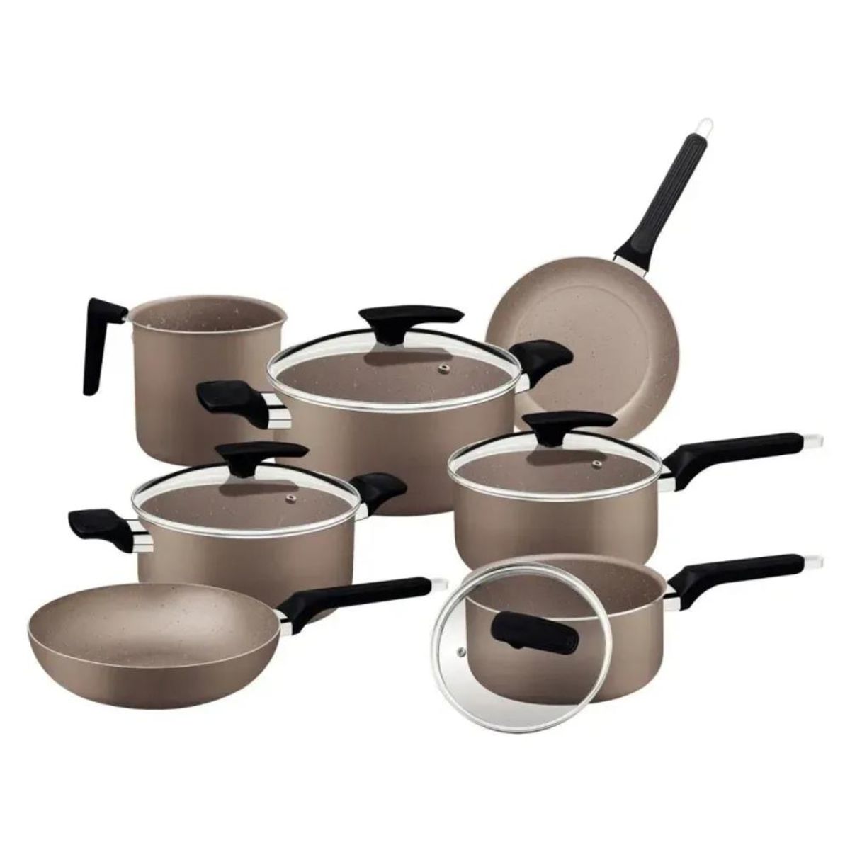 TRAMONTINA - Juego de Ollas Tramontina Milazzo x7 piezas -28599462