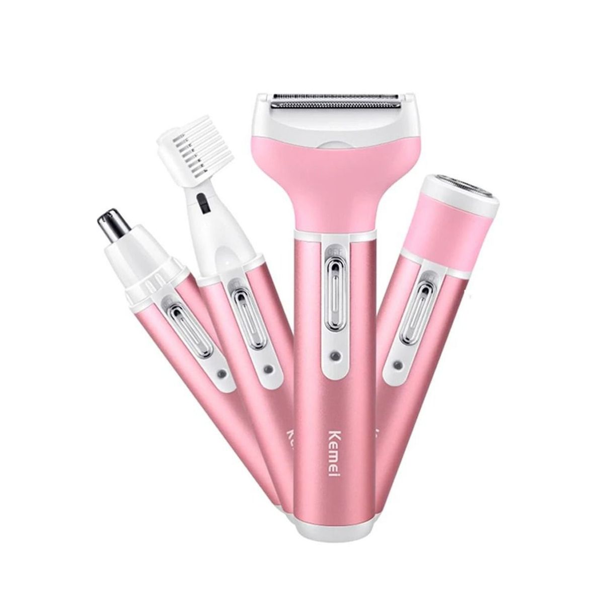 KEMEI - Afeitadora Facial y Corporal Kemei 4 en 1