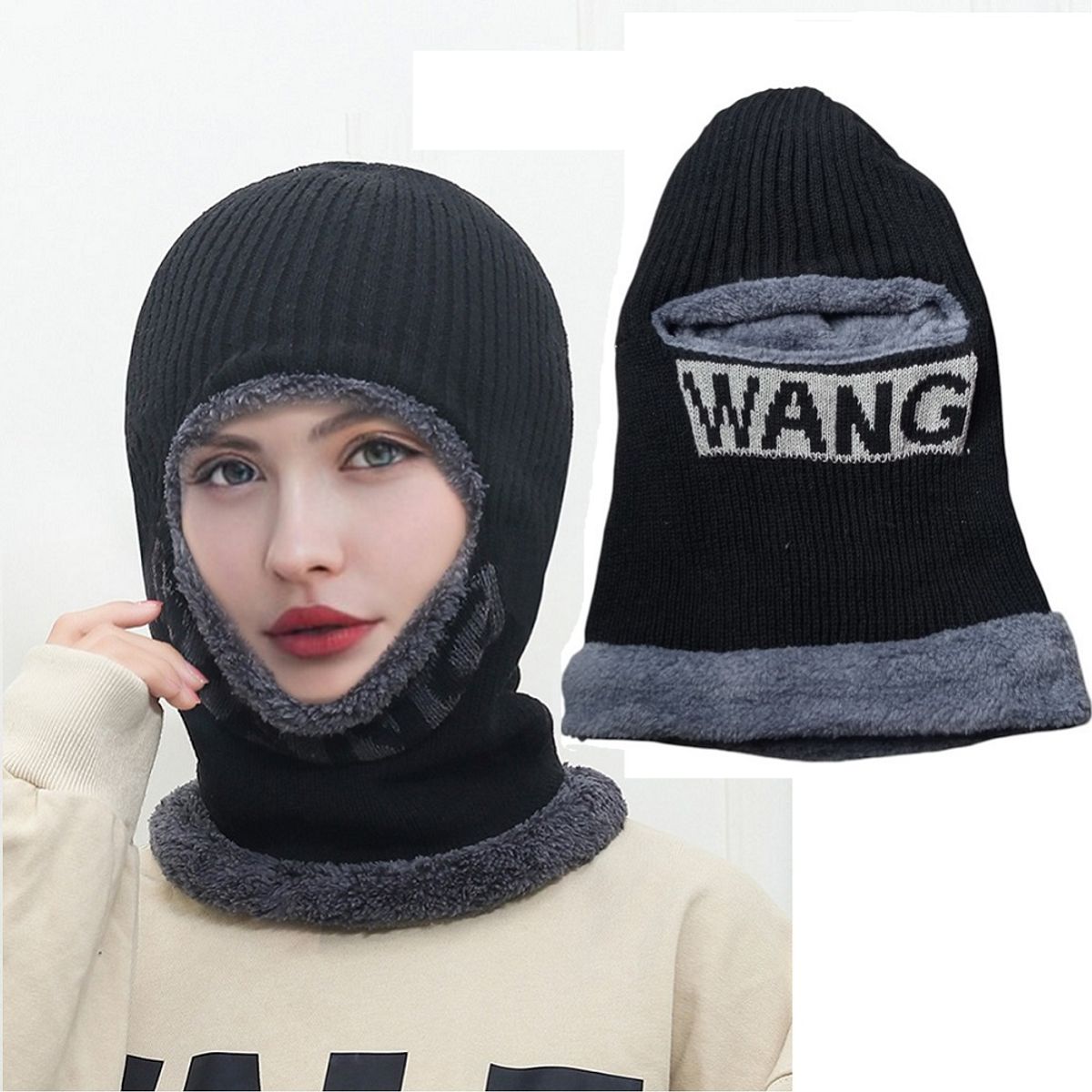 GENERICO - Gorra con cuellera pasamontaña Wong