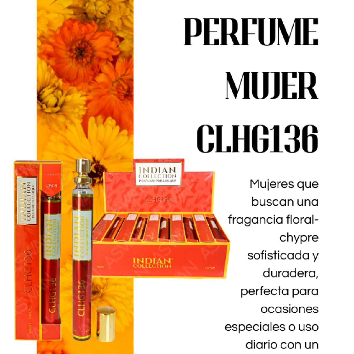 INDIAN - PERFUME MUJER CLHG136 40ML - INDIAN COLLECTION