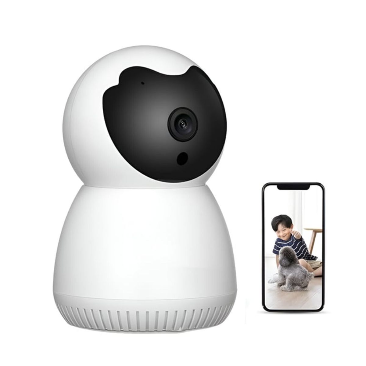SEISA - Camara De Vigilancia Fullhd Nocturna - Wifi Para Celular - Ptz Robotica