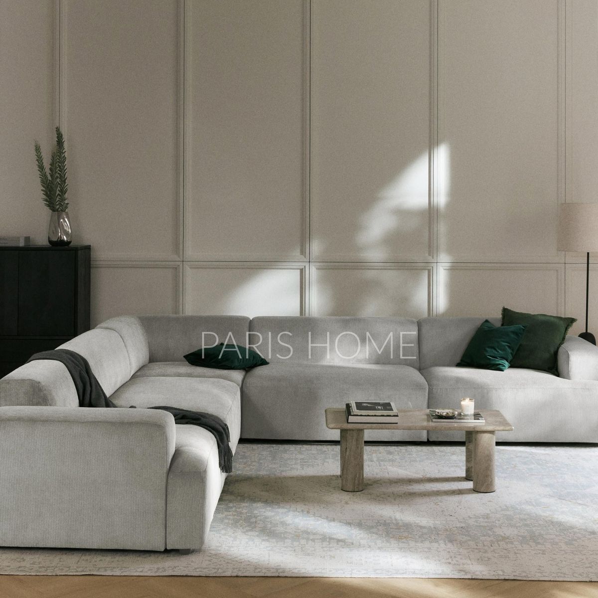 GENERICO - Seccional Rinconero Longhe Gala 4 Plazas Pana - Gris