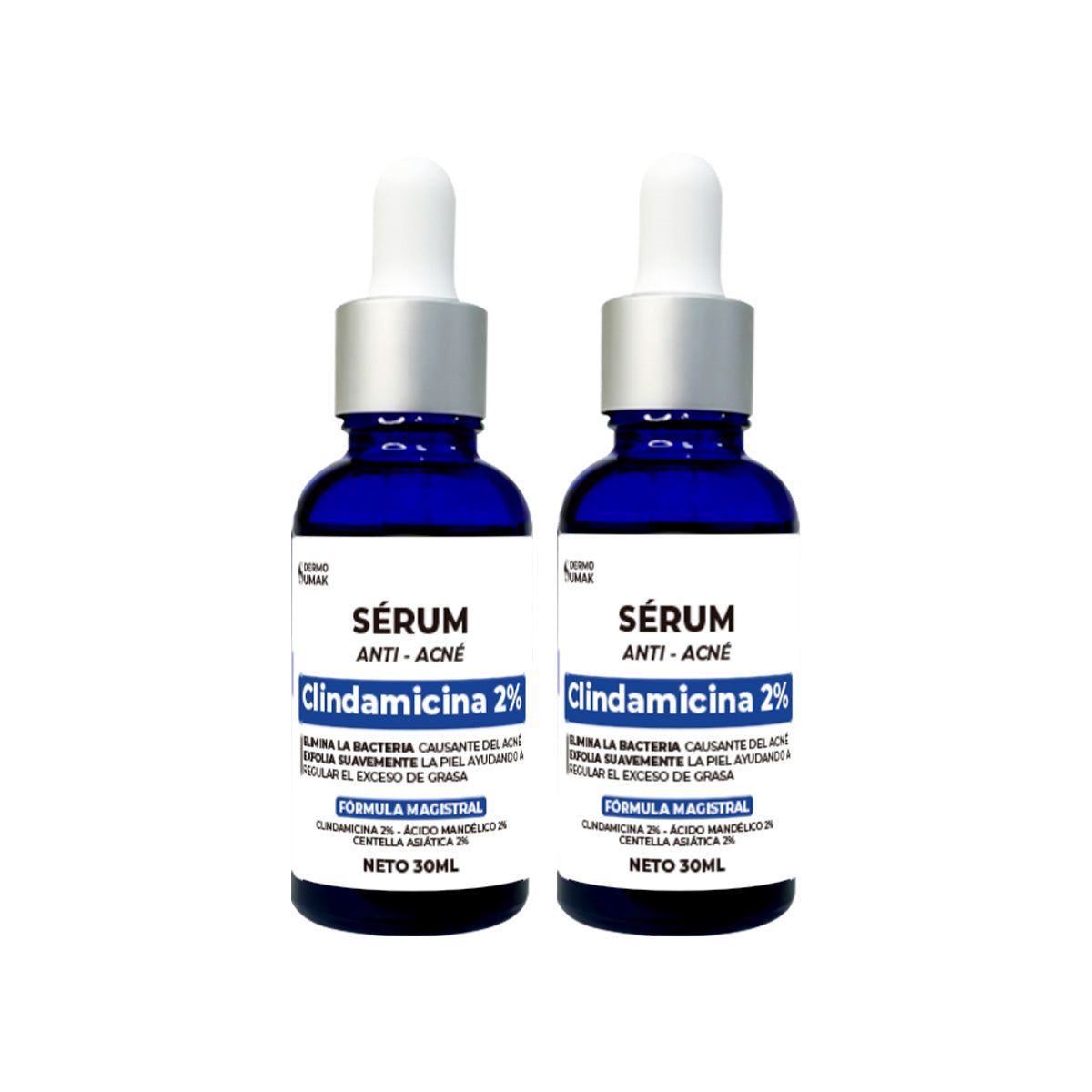 GENERICO - 2 Sérum Anti acné Clindamicina 2% 30 ml - Dermo Sumak