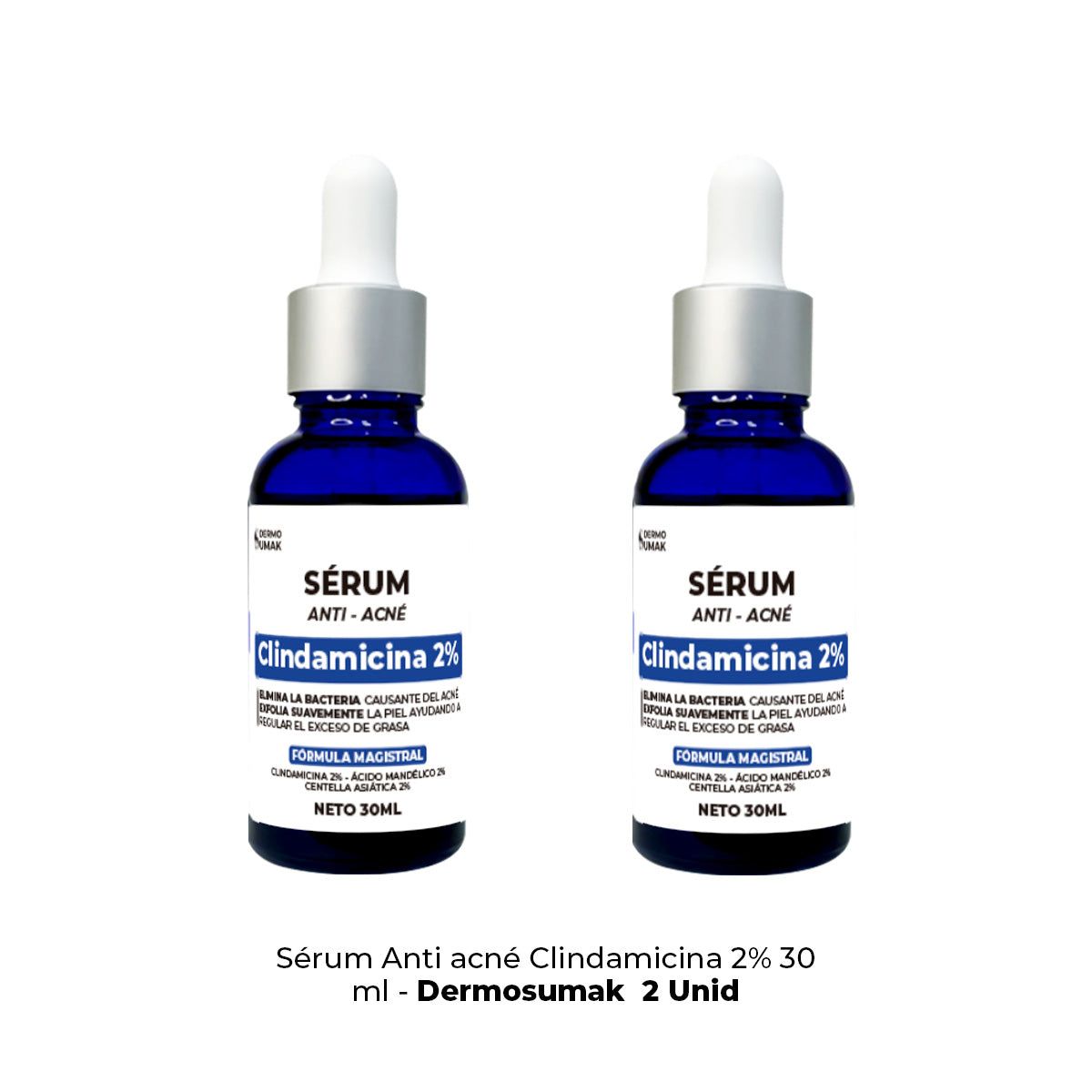 GENERICO - 2 Sérum Anti acné Clindamicina 2% 30 ml - Dermo Sumak