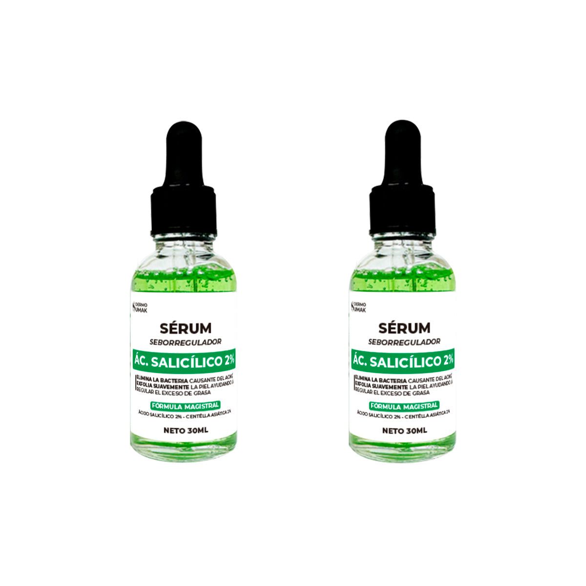 GENERICO - 2 Sérum Anti imperfecciones Ácido salicílico 2%- 30 ml Dermo Sumak