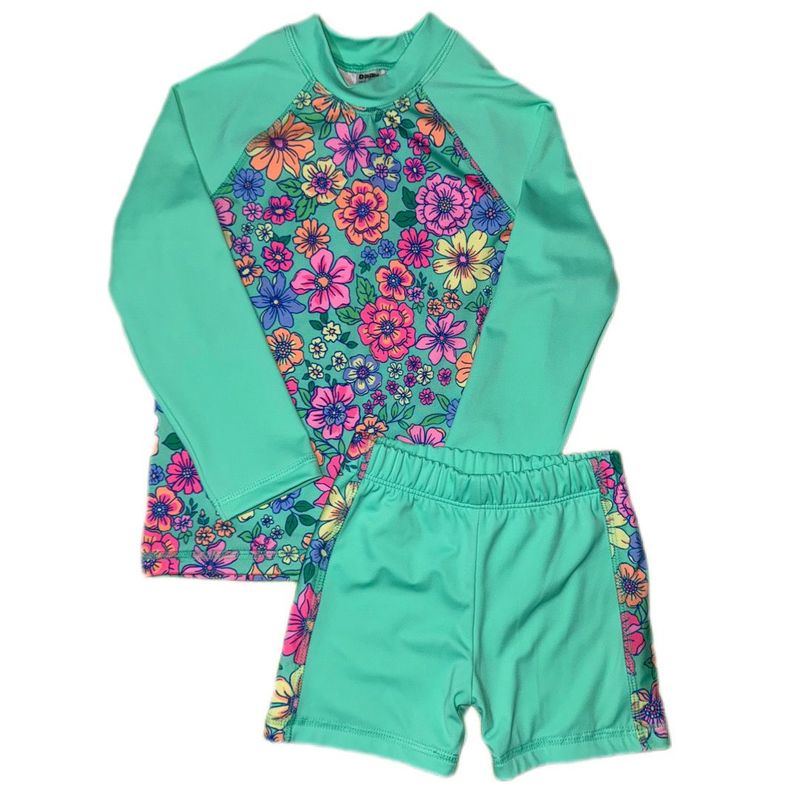 GENERICO - Ropa de baño Flores Verde