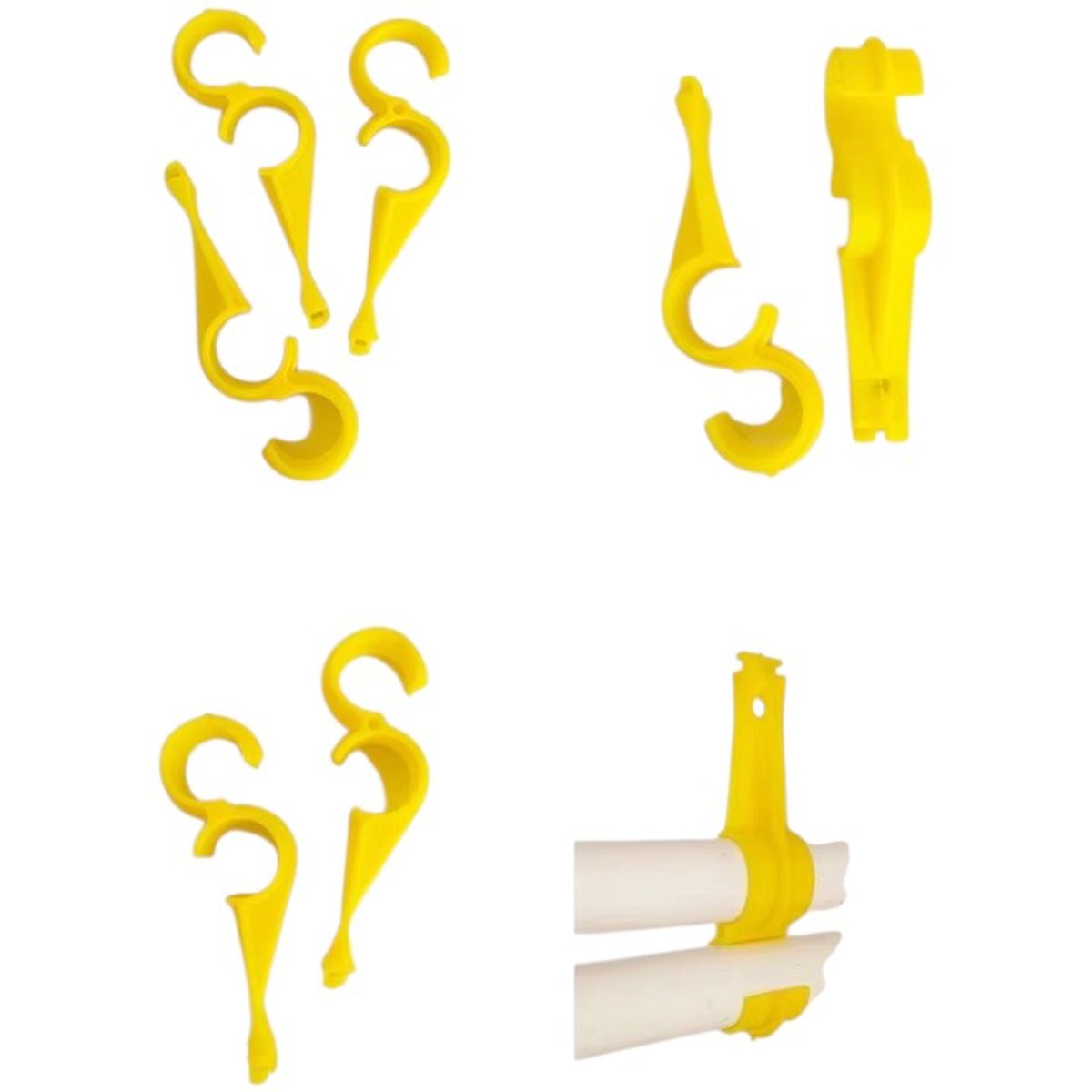 GENERICO - X6 GANCHOS SUJETADOR S PARA BEBEDERO NIPLE POLLOS AVES 34