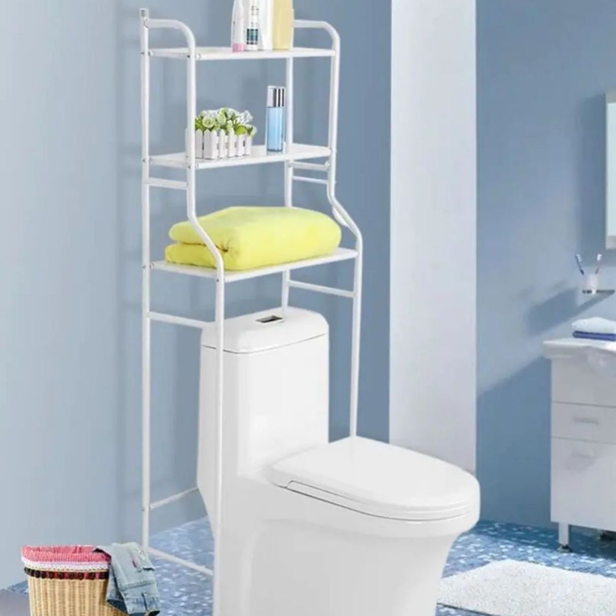 GENERICO - ORGANIZADOR DE BAÑO 3 NIVELES BLANCO