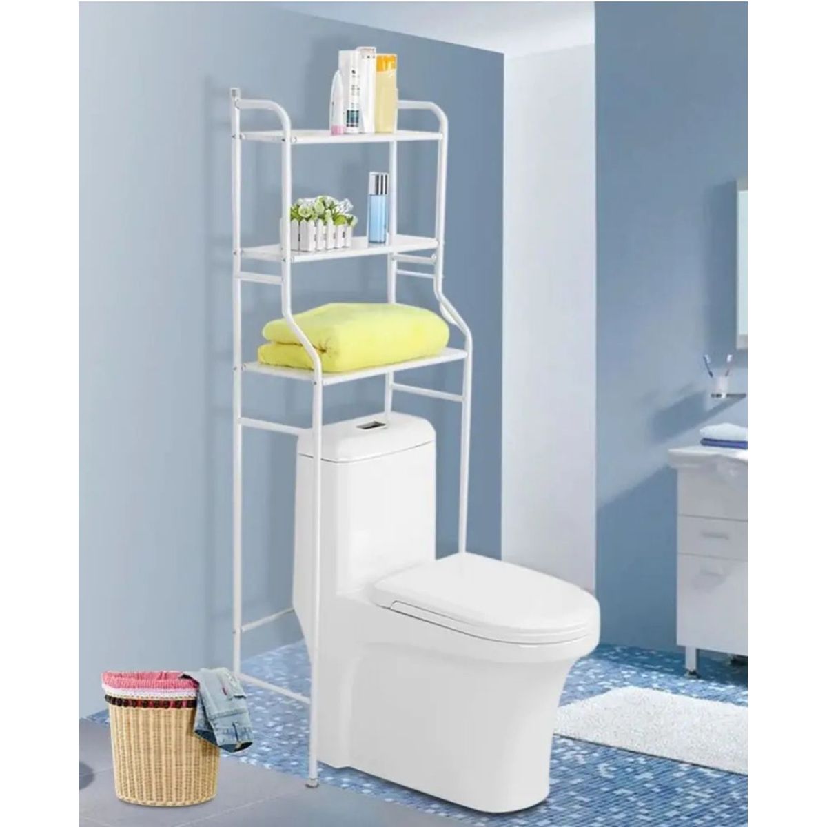 GENERICO - ORGANIZADOR DE BAÑO 3 NIVELES BLANCO