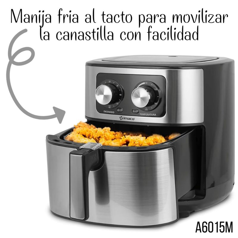 IMACO - Freidora de aire 6 litros af6015m imaco