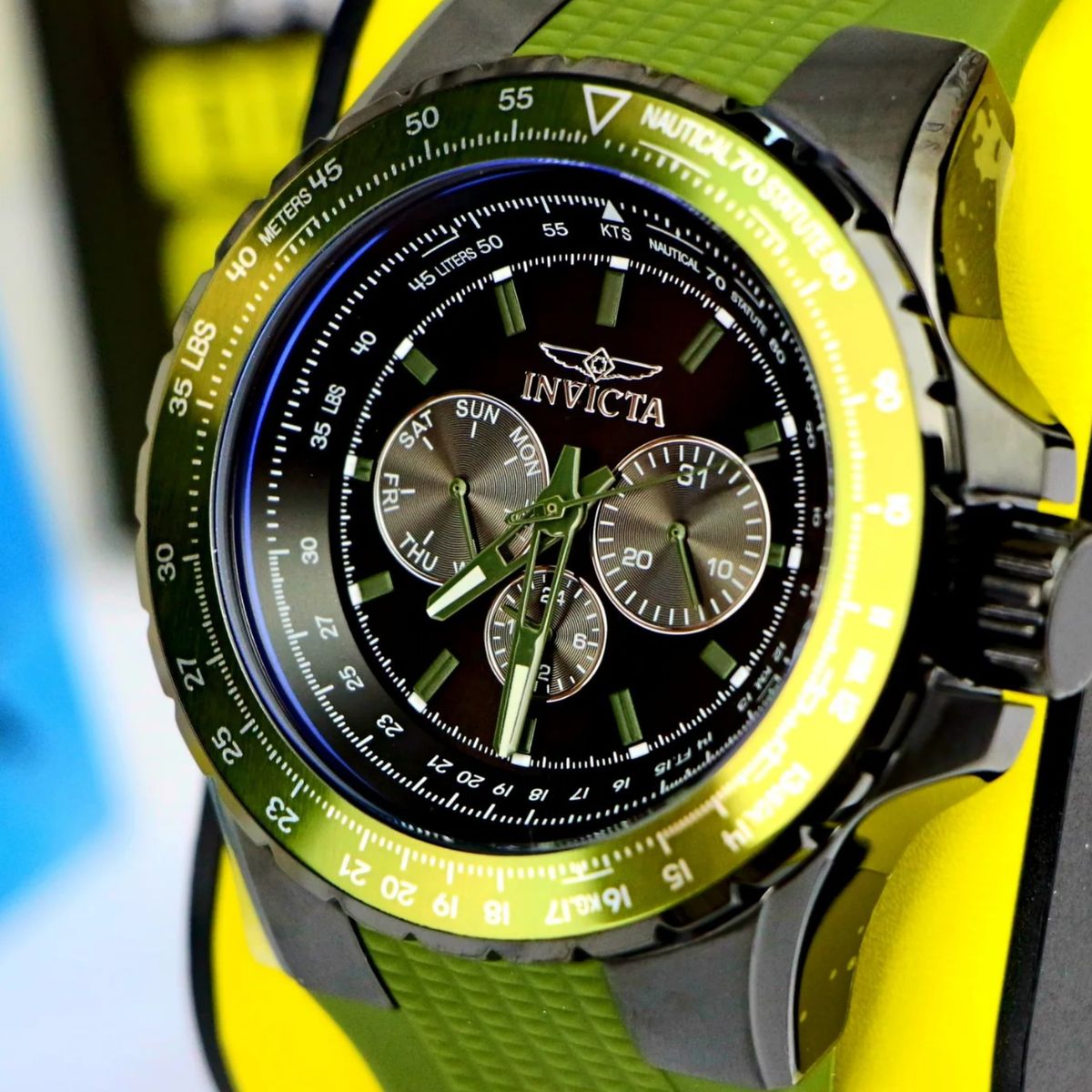 INVICTA - RELOJ ANALOGICO HOMBRE 39310 INVICTA VERDE SPORT 1030267