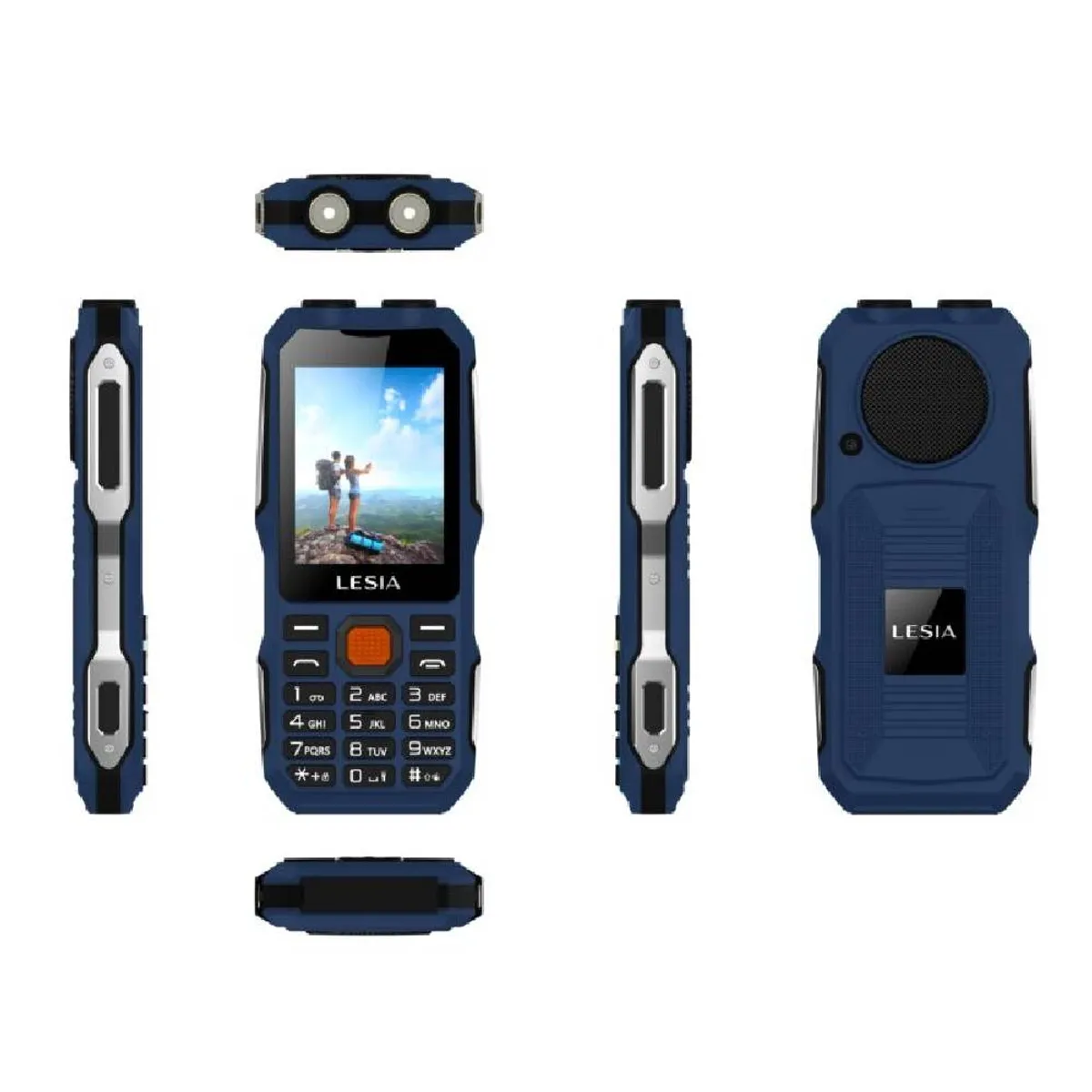 GENERICO - Lesia Mega Celular Basico Todo Terreno Ahora 4G Todo Operador