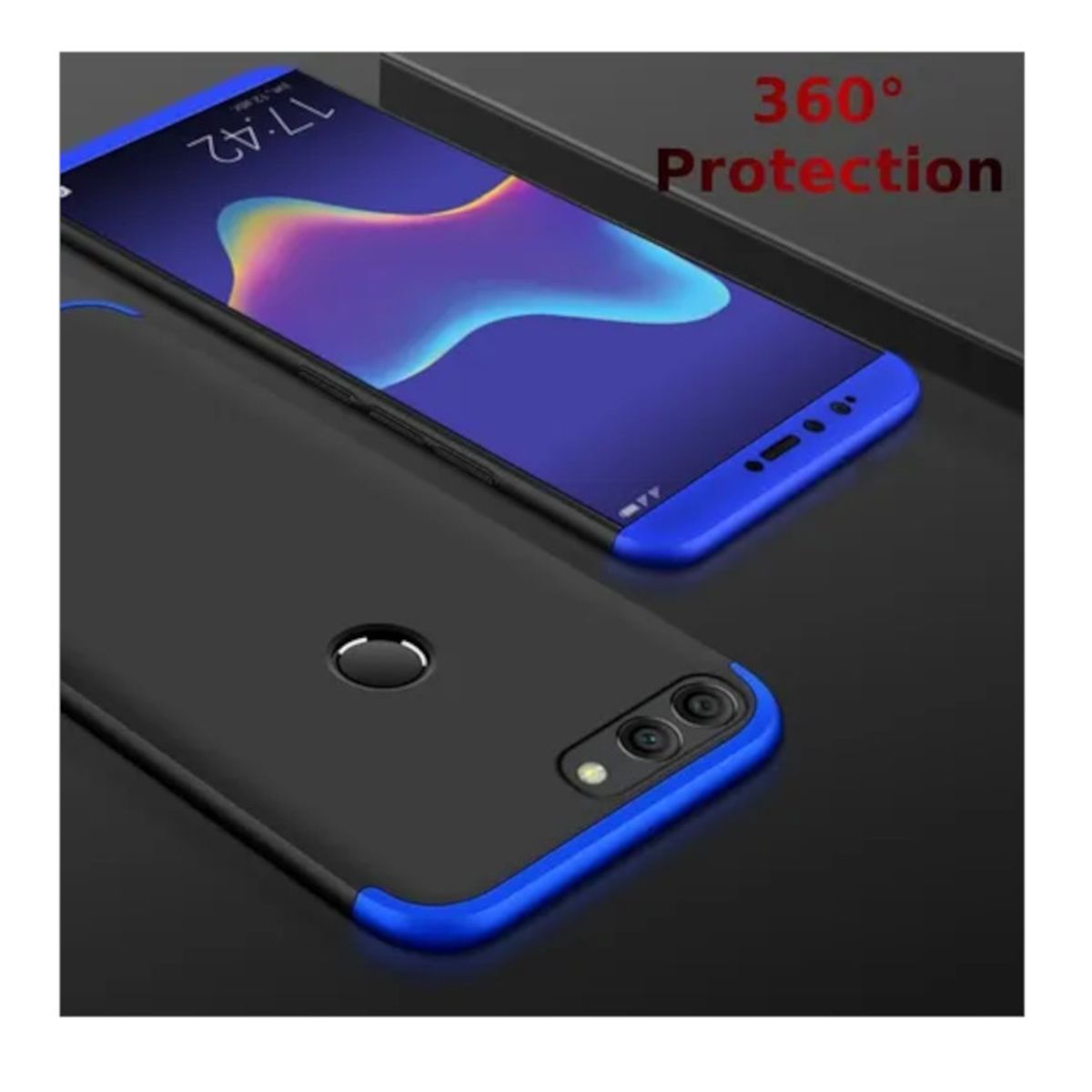 GENERICO - Case Protector Funda Estuche Generico Doble Dip Huawei Y7 2018