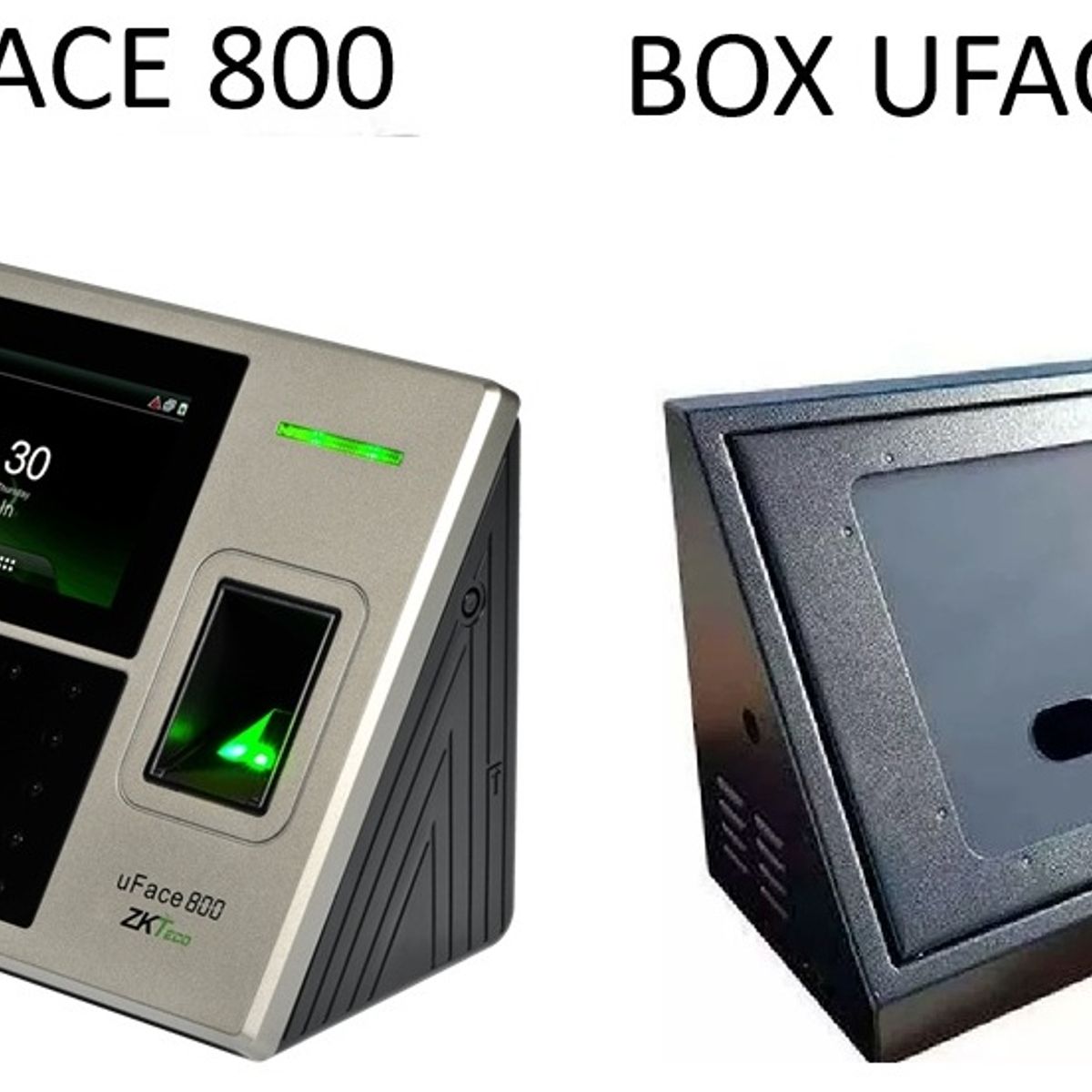 ZKTECO - KIT UFACE800PLUS + INCLUYE BOX PARA BIOMETRICO DE ASISTENCIA Y-O ACCESO