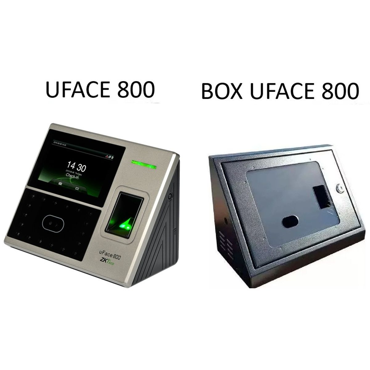ZKTECO - KIT UFACE800PLUS + INCLUYE BOX PARA BIOMETRICO DE ASISTENCIA Y-O ACCESO