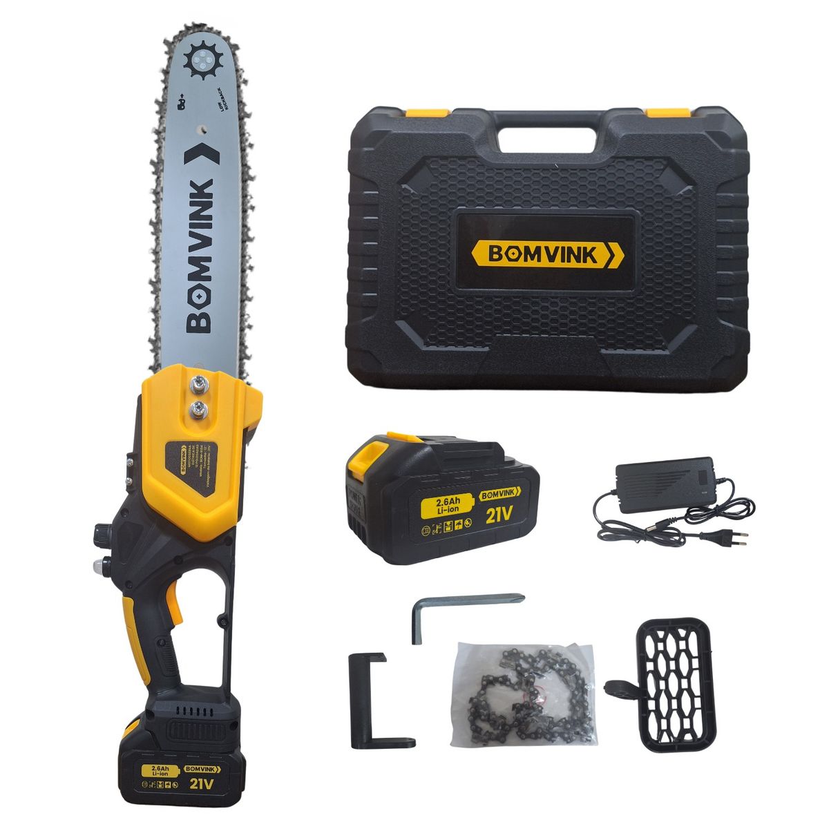 GENERICO - Motosierra inalambrica 12" incluye 2 baterias y cargador Bomvink