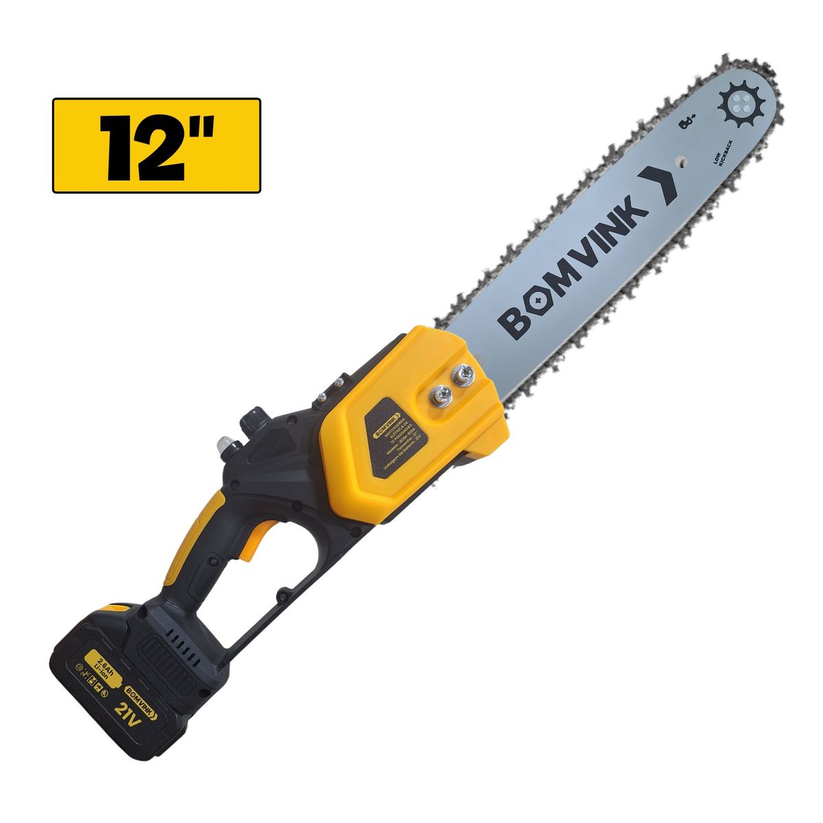 GENERICO - Motosierra inalambrica 12" incluye 2 baterias y cargador Bomvink