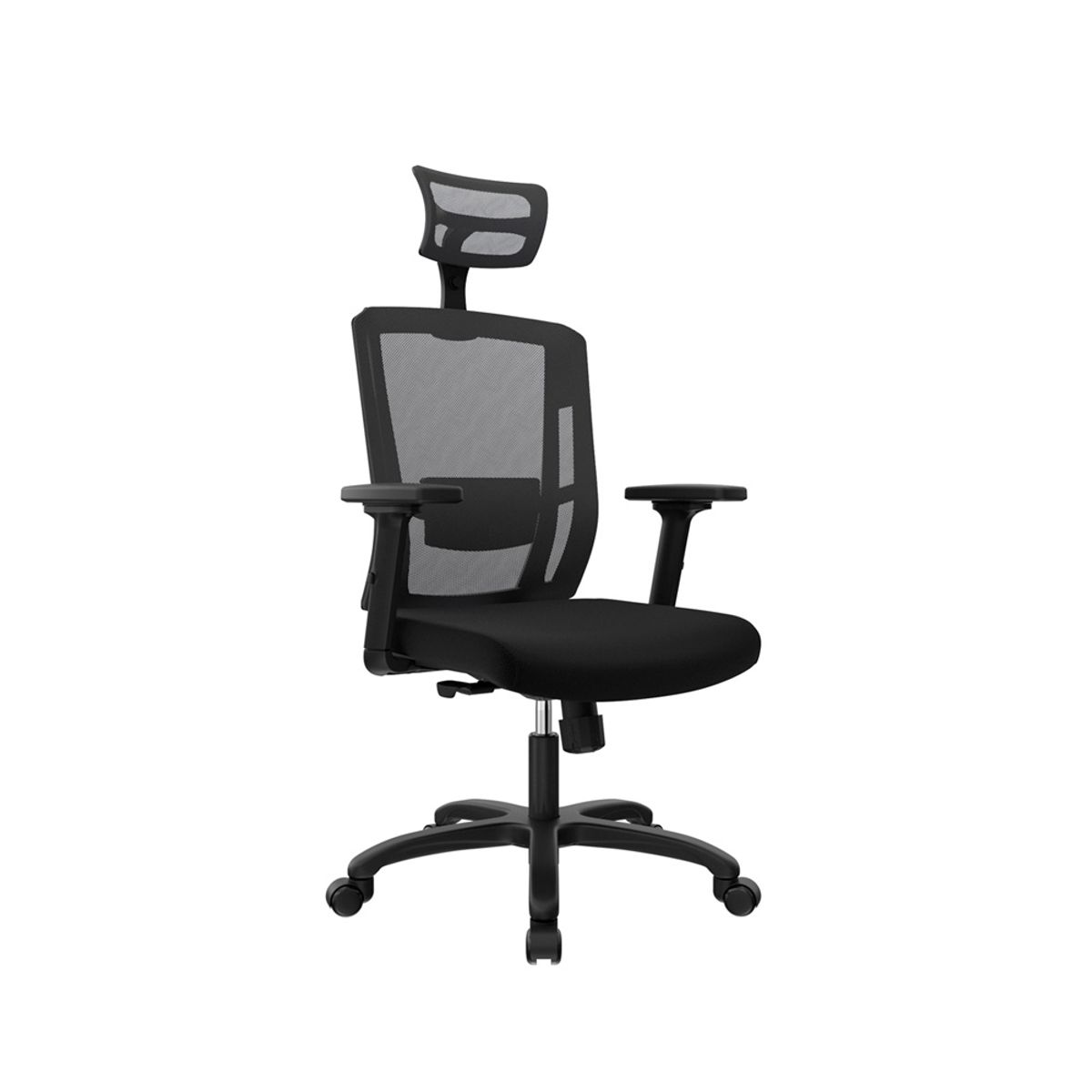 OFIDEAS - Silla Giratoria De Oficina Presidente Delphi II Nylon Negro Ofideas