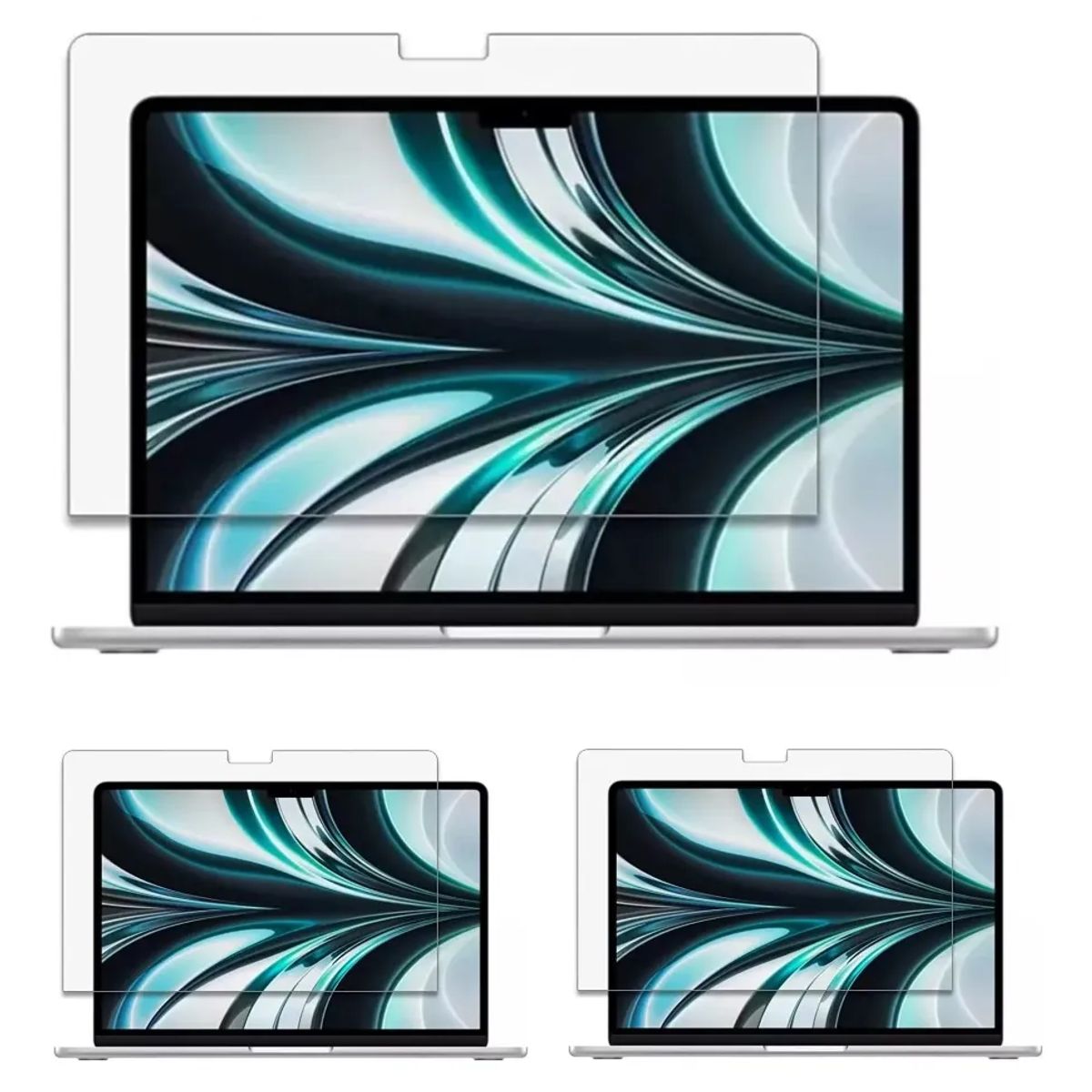 GENERICO - 02 Micas Protector Pantalla Para Macbook Air 15 M4 2025