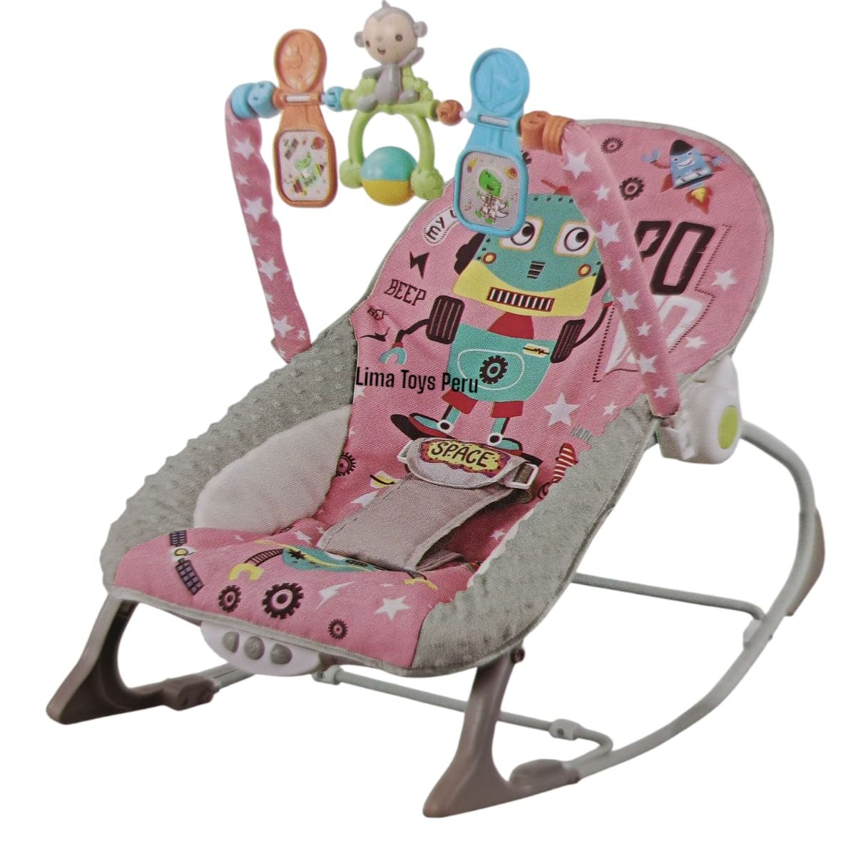 PIUBELLO - MECEDORA PIUBELLO SMART INFANT ROSADO