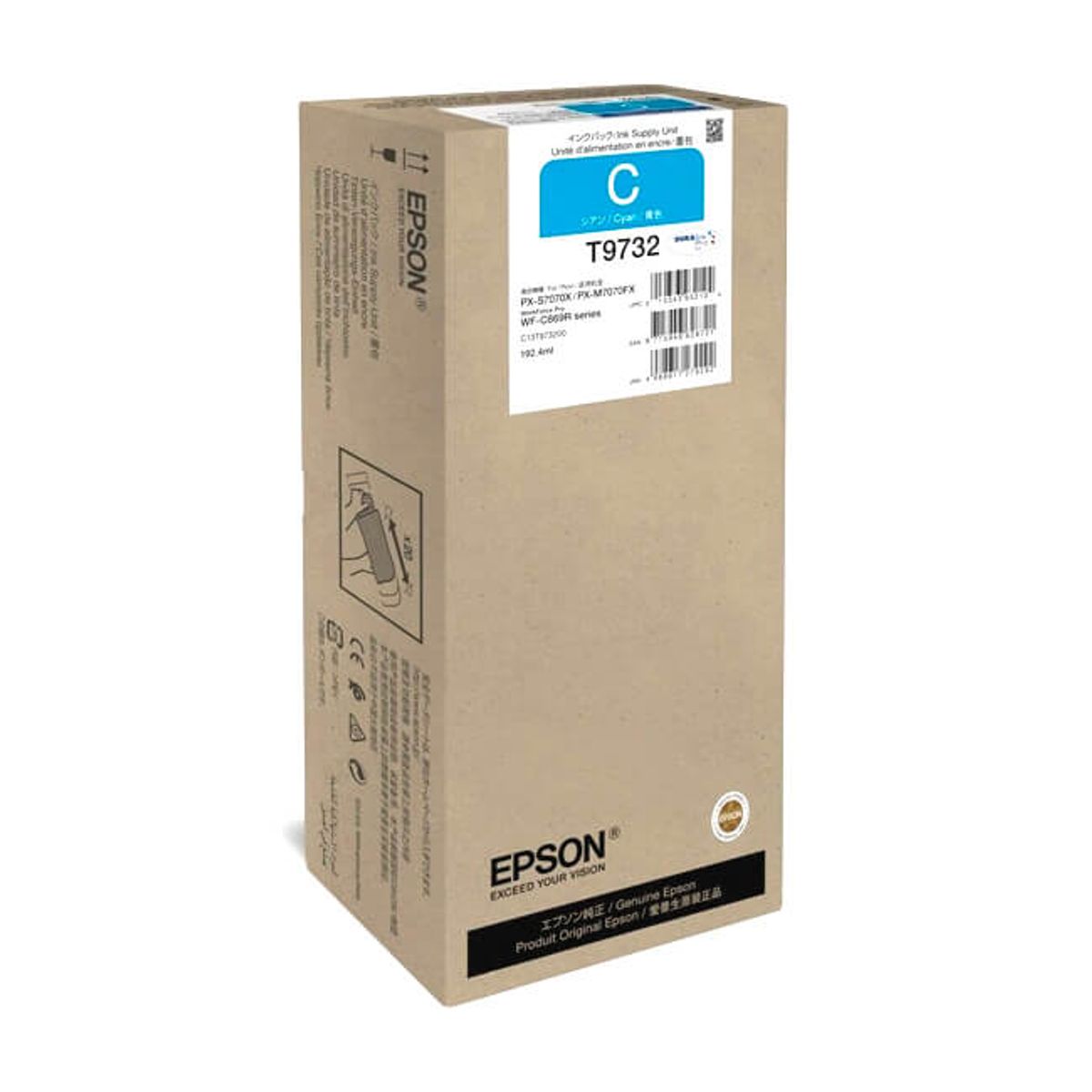 EPSON - Bolsa de tinta EPSON DURABrite Pro T973220 color cyan