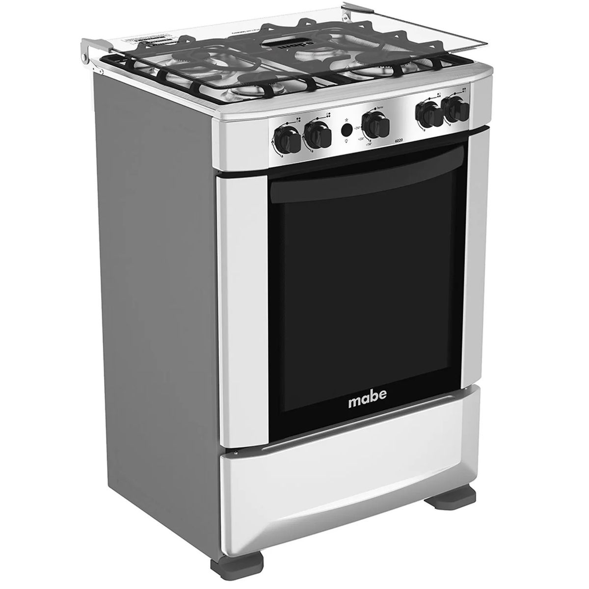 MABE - Cocina De Piso Mabe A Gas De 60 Cm Gris - Cmp6020fg0