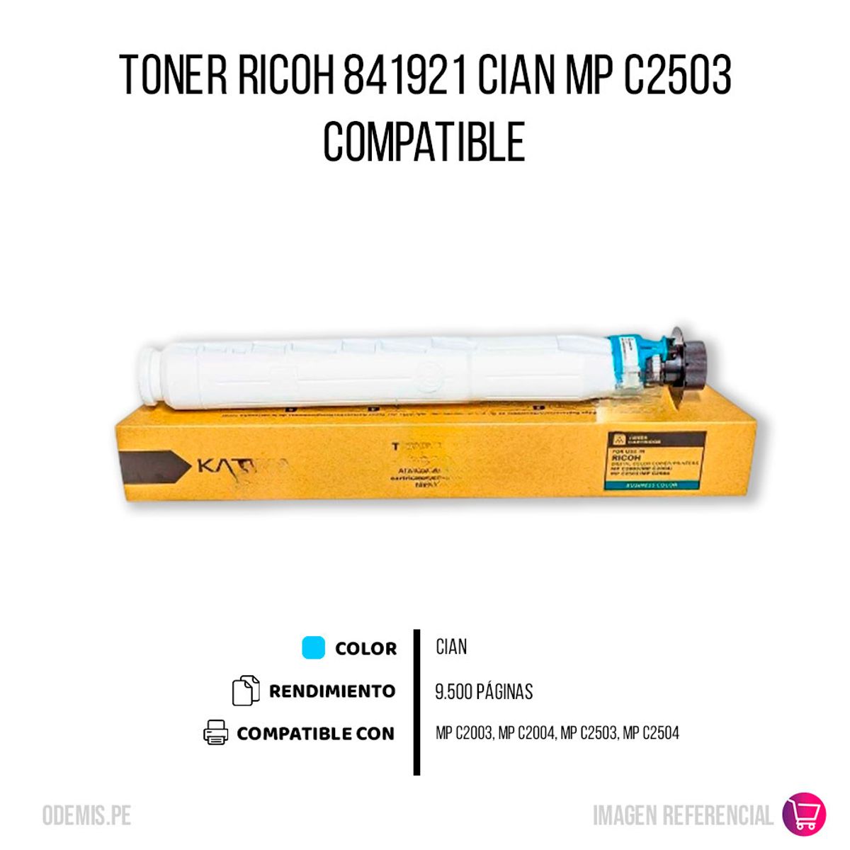 RICOH - Toner Ricoh 841921 Cian Compatible