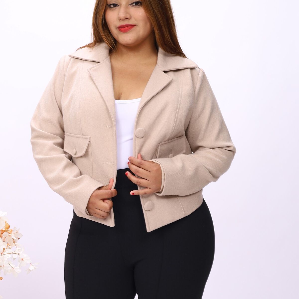 NANCY'S COLLECTION - Abrigo de paño Mujer Nancys Collection