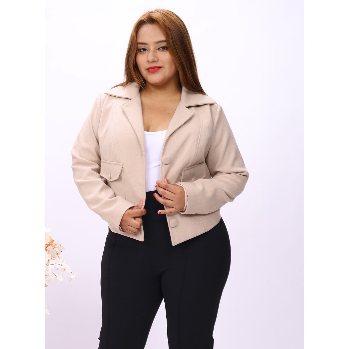 NANCY'S COLLECTION - Abrigo de paño Mujer Nancys Collection