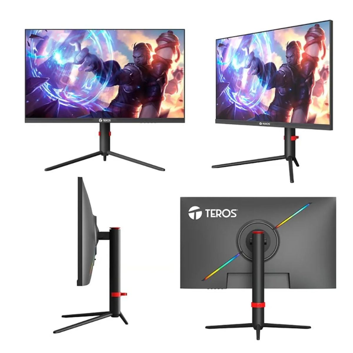 TEROS - Monitor plano gaming TEROS TE-2472G, 24.5" FHD VA, 260 Hz, 1 ms, HDMI