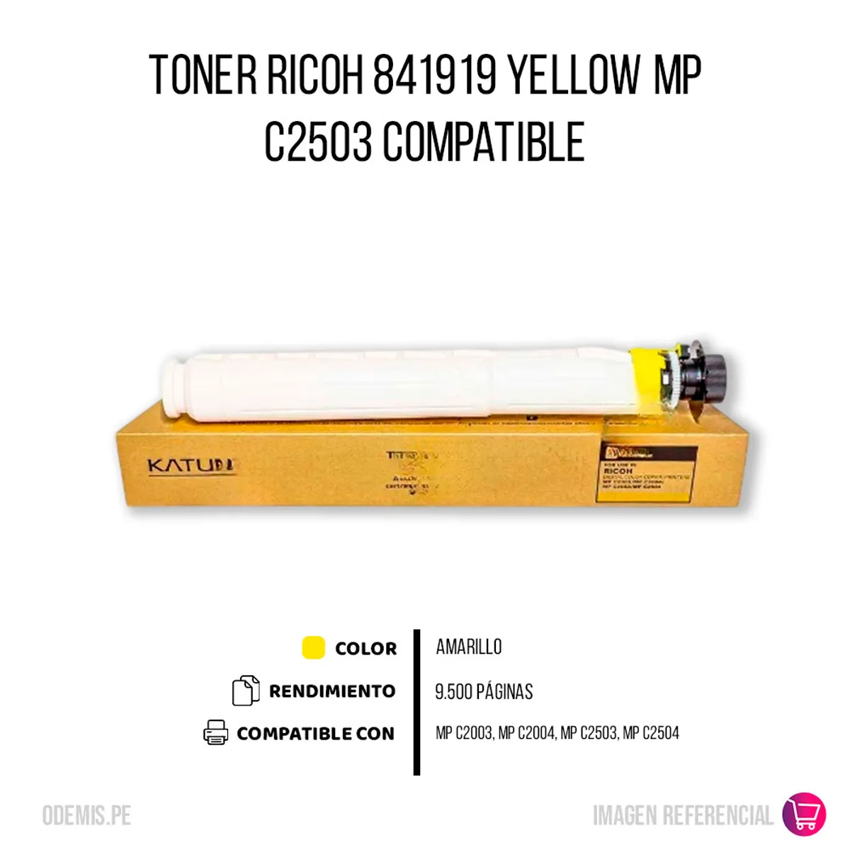 RICOH - Toner Ricoh 841919 Yellow Compatible
