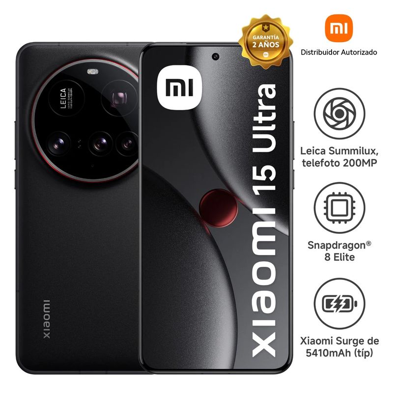 XIAOMI - XIOAMI 15 ULTRA 16GB 512GB NEGRO